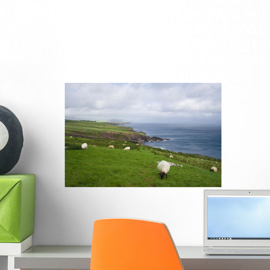 Sheep on Pasture Wall Mural