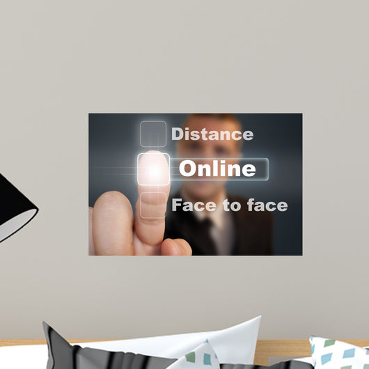 Press Online Button