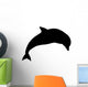 Silhouette Jumping Dolphin