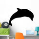 Silhouette Jumping Dolphin