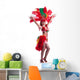 Attractive samba dancer Wall Decal