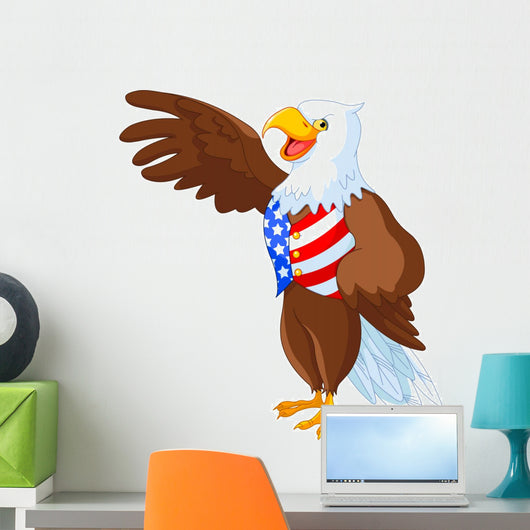 Patriotic American Eagle Wall Decal
