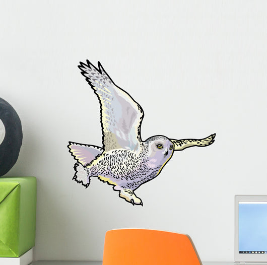 Snowy Owl Wall Decal