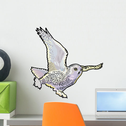 Snowy Owl Wall Decal