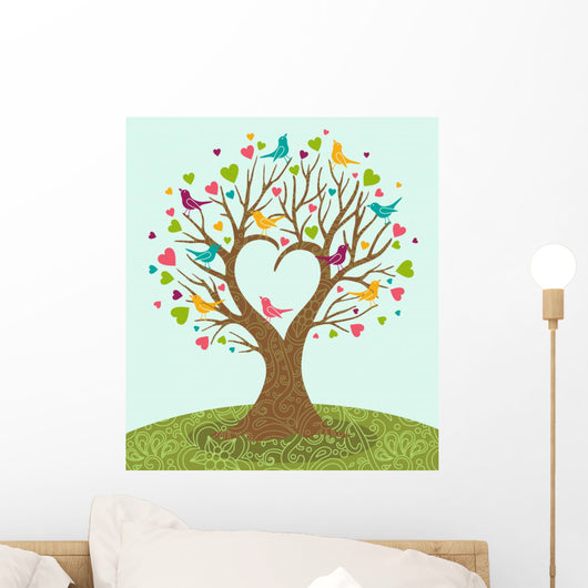 Tree and Color Birds
