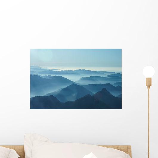 Fog Valleys Foothills Alps