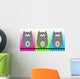 Three Owls Wall Mural