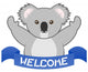 Welcome Koala Wall Decal