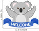 Welcome Koala Wall Decal