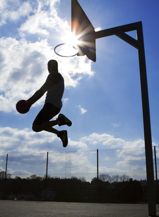 Basketball Player Dunk Silhouette