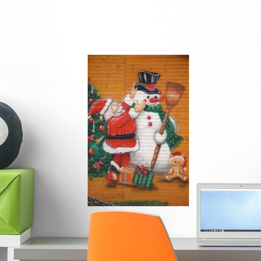 Santa Wall Mural
