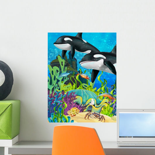 The Underwater Castle - Princess Series Wall Mural