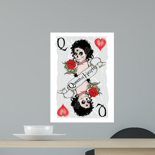 Queen of hearts Wall Decal