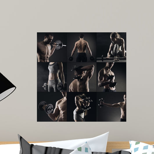 Bodybuilding Image Collage