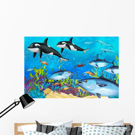 The Coral Reef Wall Mural