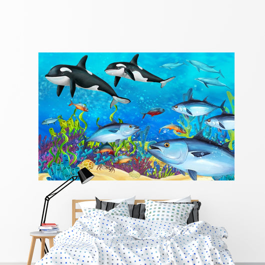 The Coral Reef Wall Mural