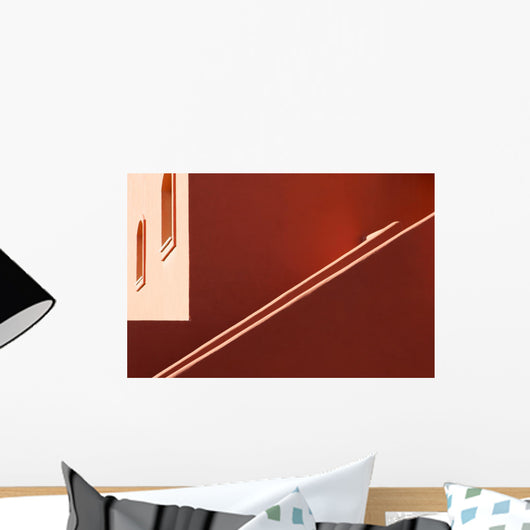 simple lines and architecture of spanish property Wall Mural