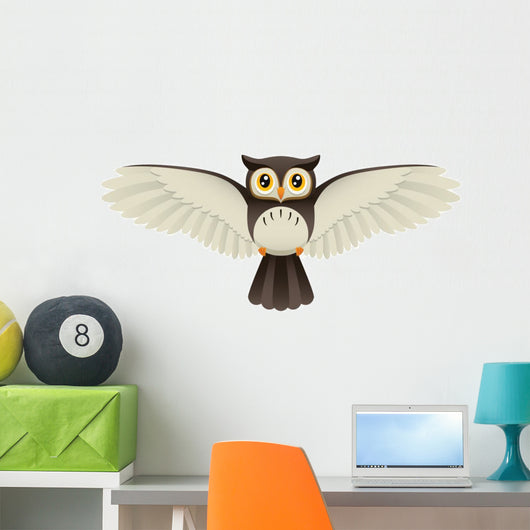 Owl Flying Wall Decal