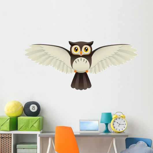 Owl Flying Wall Decal