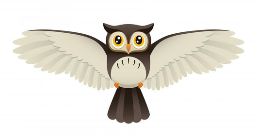 Owl Flying Wall Decal