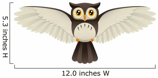 Owl Flying Wall Decal