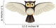 Owl Flying Wall Decal