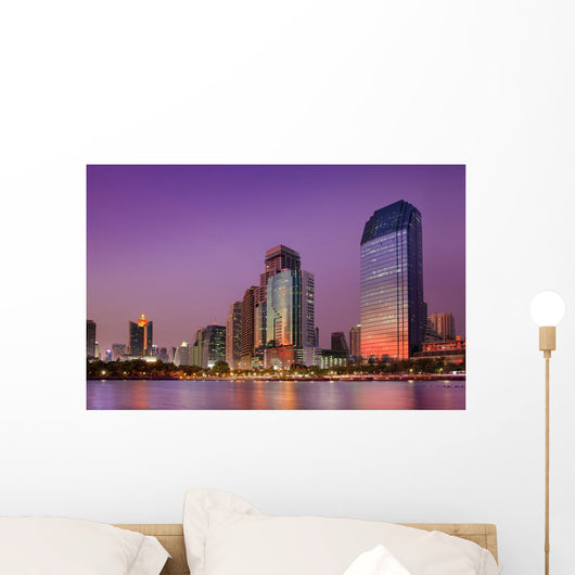 Modern Urban City, Bangkok, Thailand Wall Mural