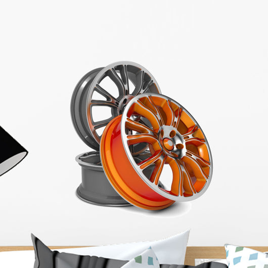 Car Rims Wall Decal