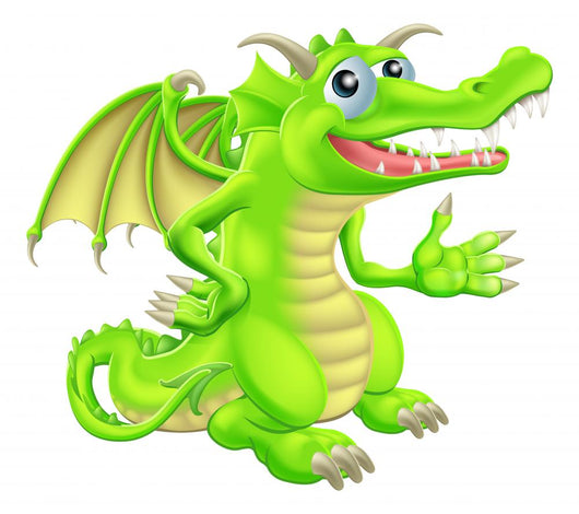 Cartoon Dragon Wall Decal