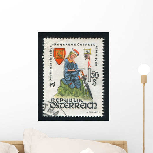 Walther Von Der Vogelweide Wall Mural