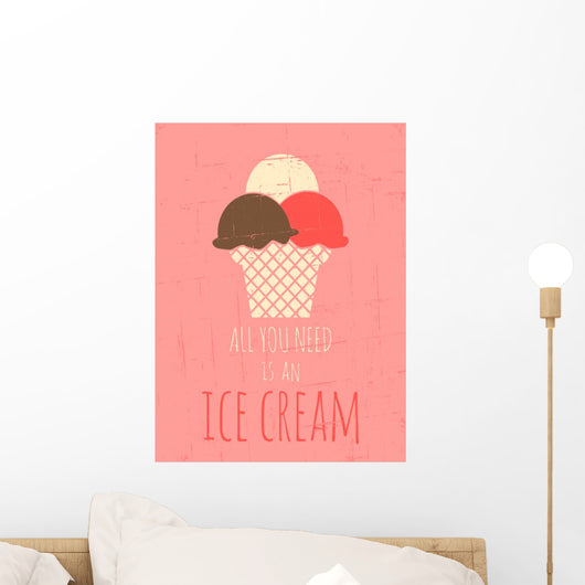 Retro Ice Cream Poster