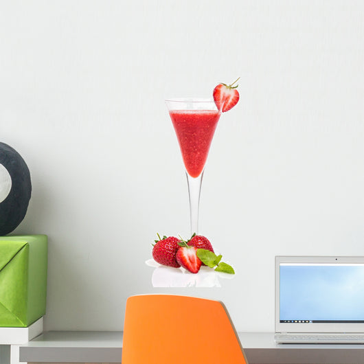 Strawberry Cocktail Champagne Flute