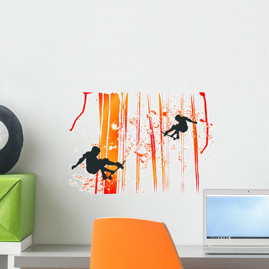 Skaters Wall Mural