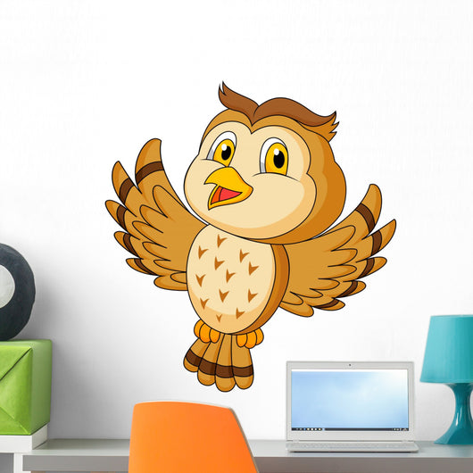 Cvute Owl Cartoon Flying