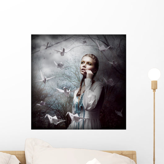 Inspiration Woman with Flying