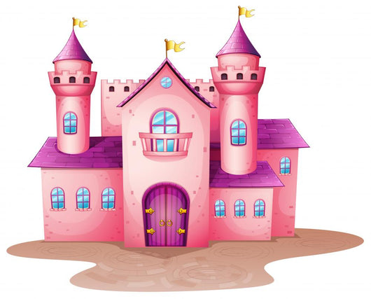 Pink Colored Castle