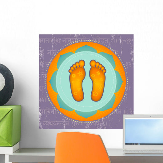 Lotus Feet Wall Mural