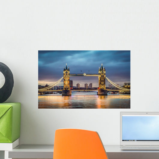 Tower Bridge Sunset Wall Decal