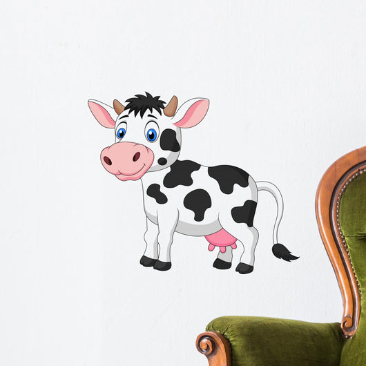 Cute Cow Wall Decal