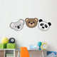 Three Faces Wall Decal