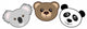 Three Faces Wall Decal
