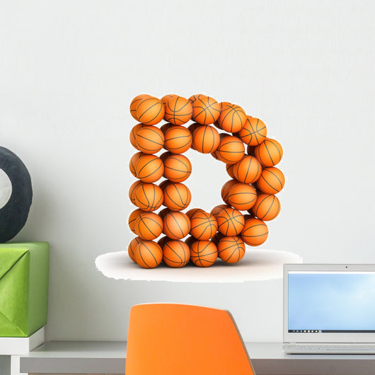 Letter D Basketball