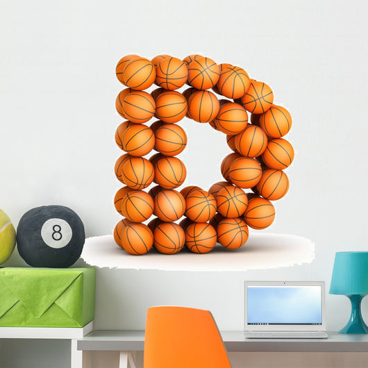 Letter D Basketball