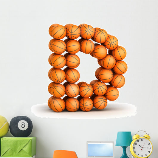 Letter D Basketball