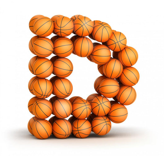 Letter D Basketball