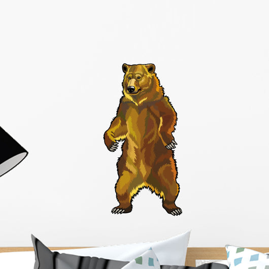 grizzly bear Wall Decal