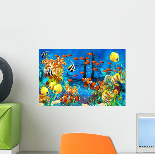 Coral Reef Illustration for