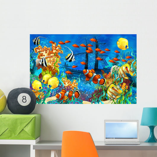 Coral Reef Illustration for