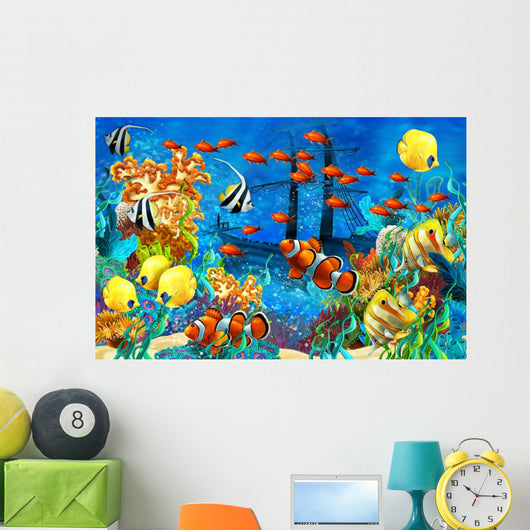 Coral Reef Illustration for