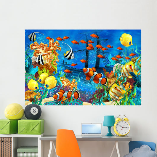 Coral Reef Illustration for